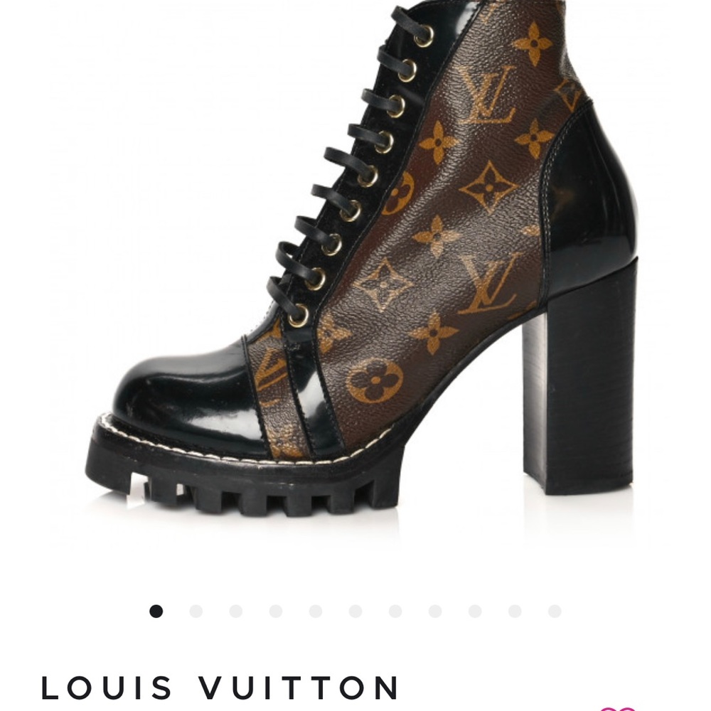 Never worn LV. Platform Boot size 42 ( American 9.5 -10)